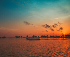 Viaggio Maldive tramonto