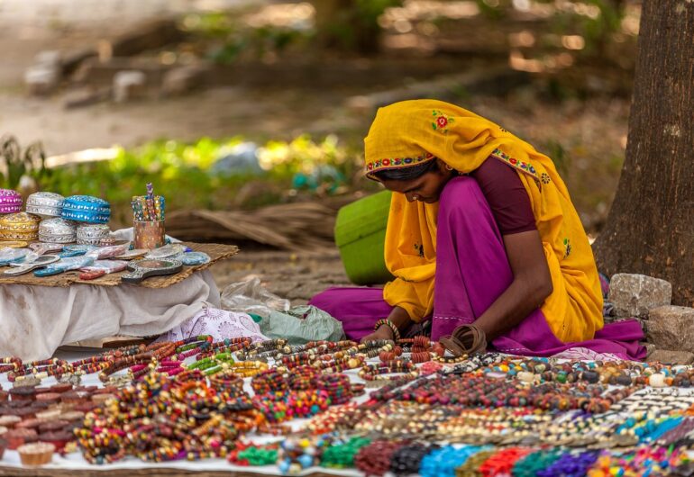 viaggio in india del sud mercatino