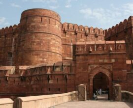 India,-Agra,-Forte-Rosso