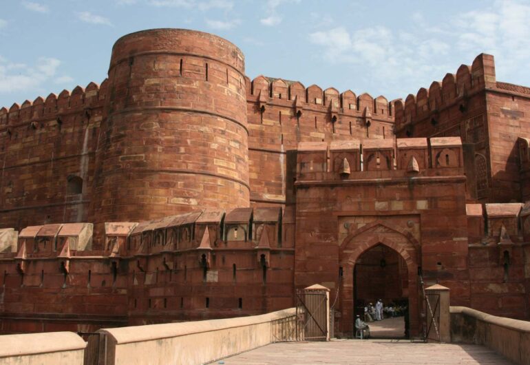 India,-Agra,-Forte-Rosso