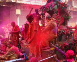 VIAGGIO IN INDIA HOLI colori