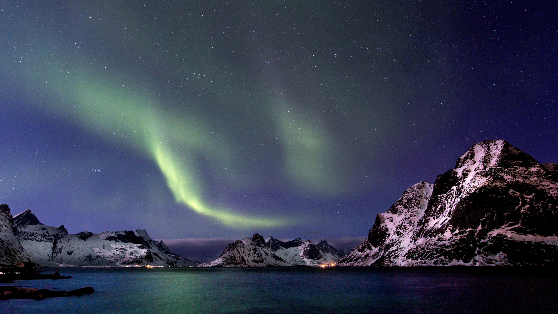 isole lofoten aurora boreale