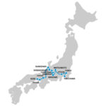 mappa viaggio giappone kiso