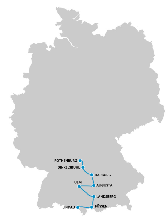 viaggio in germania strada romantica