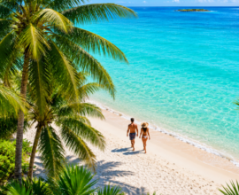 viaggio alle maldive spiaggia palme