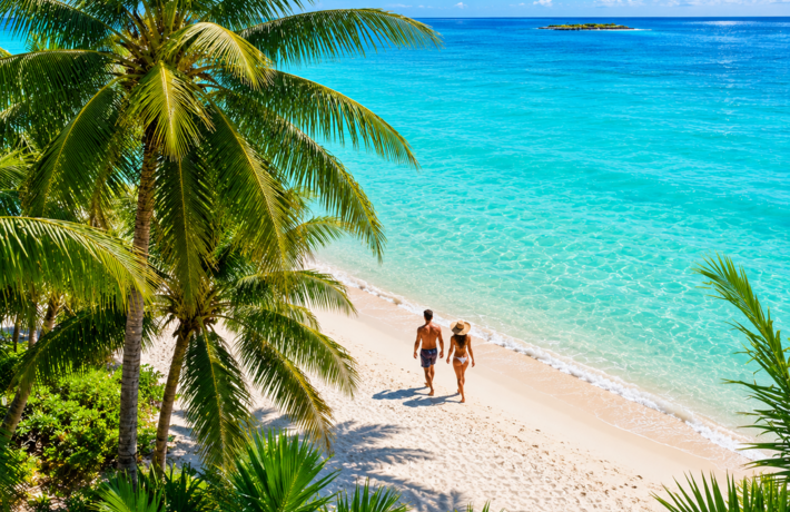 viaggio alle maldive spiaggia palme